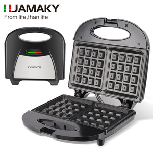 JAMAKY <b>Waffle</b> <b>Maker</b> Electric Double Sided Non Stick Cooking Surface For Home Use - Product Image 1
