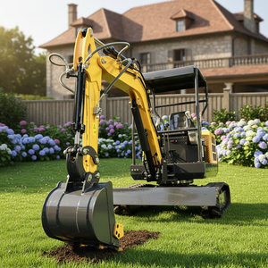 Mini-excavatrice sur chenilles de 0,8 tonne, pelle de 800 kg avec moteur KOOP/CHANGCHAI, attache rapide, utilisation agricole - Product Image 2