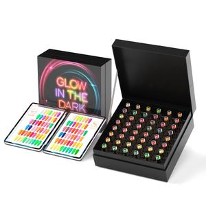 JTING Juego de Esmaltes de Uñas en Gel Luminosos que Brillan en la Oscuridad, Diseño Único de Alta Gama, 48 Colores, con Libro de Muestras de Colores Gratis - Product Image 6