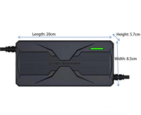 Nouveau produit chargeur de batterie au lithium intelligent 48V2A chargeur de batterie de protection contre les surcharges ebike
