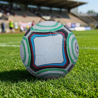 Ballons de football de qualité supérieure, nouveau style, taille 5, matériau PU thermocollé, logo et design personnalisables, vente en gros