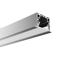 Profils d'extrusion en U de haute qualité, diffuseur PC PMMA, canal pour bande lumineuse LED, couvercle de lumière