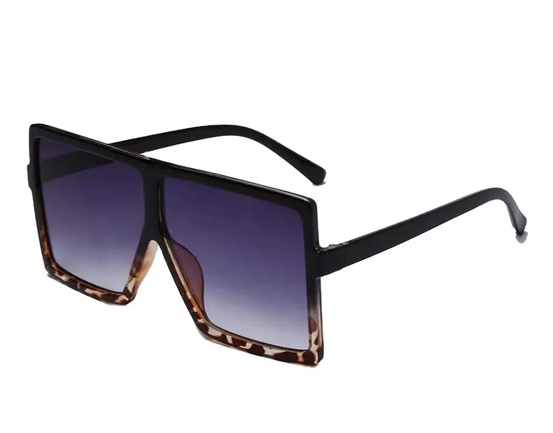 2021wholesale Mens Womens UV400 Flat Top Fashion Lenses Fashion Sunglasses Polarized Men, Women Unisex Customer Logo PC 100% QC