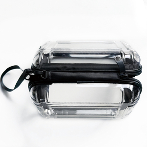 <span class=keywords><strong>Bolso</strong></span> de Viaje Transparente de 7 Pulgadas con Gancho Metálico y Hebilla, de Marcas de Lujo, Mini <span class=keywords><strong>Bolso</strong></span> de Mano - Product Image 3