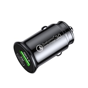 Cargador de coche rápido de 18W, Adaptador tipo <span class=keywords><strong>C</strong></span> QC3.0 para iPhone y Samsung, mini, PD, 1/2" - Product Image 1