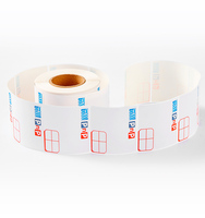 Étiquettes thermiques personnalisées blanches 60*40mm 58*38mm, rouleau d'étiquettes thermiques, rouleau d'étiquettes à code-barres