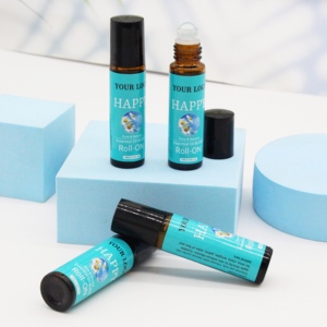 Roll on Essential Oil Factory OEM Etiqueta Aceite de perfume esencial con rollo en botella para masaje - Product Image 6