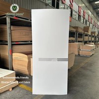 Revêtement de porte en mélamine HDF MDF pour porte intérieure en bois, taille et couleur personnalisées, directement de l'usine
