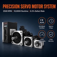 Kit de moteur servo AC 220V 2500 tr/min 1,3 kW, moteur à couple élevé offrant une puissance élevée pour les tâches industrielles exigeantes
