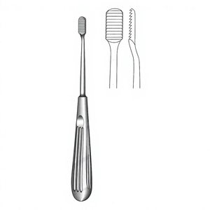 Râpe à os Lewis, longueur 19 cm / 7-1/2 pouces, largeur 15 × 8 mm, instrument chirurgical fin à une extrémité pour le ponçage et le façonnage des os - Product Image 1