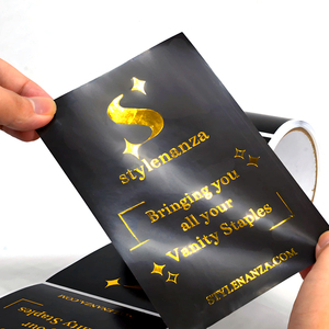 Tùy Chỉnh In Ấn Thương Hiệu Logo Chết Cắt Hình Tròn Không Thấm Nước Dập Nóng Dính Giấy Dán Cho Các Gói - Product Image 1