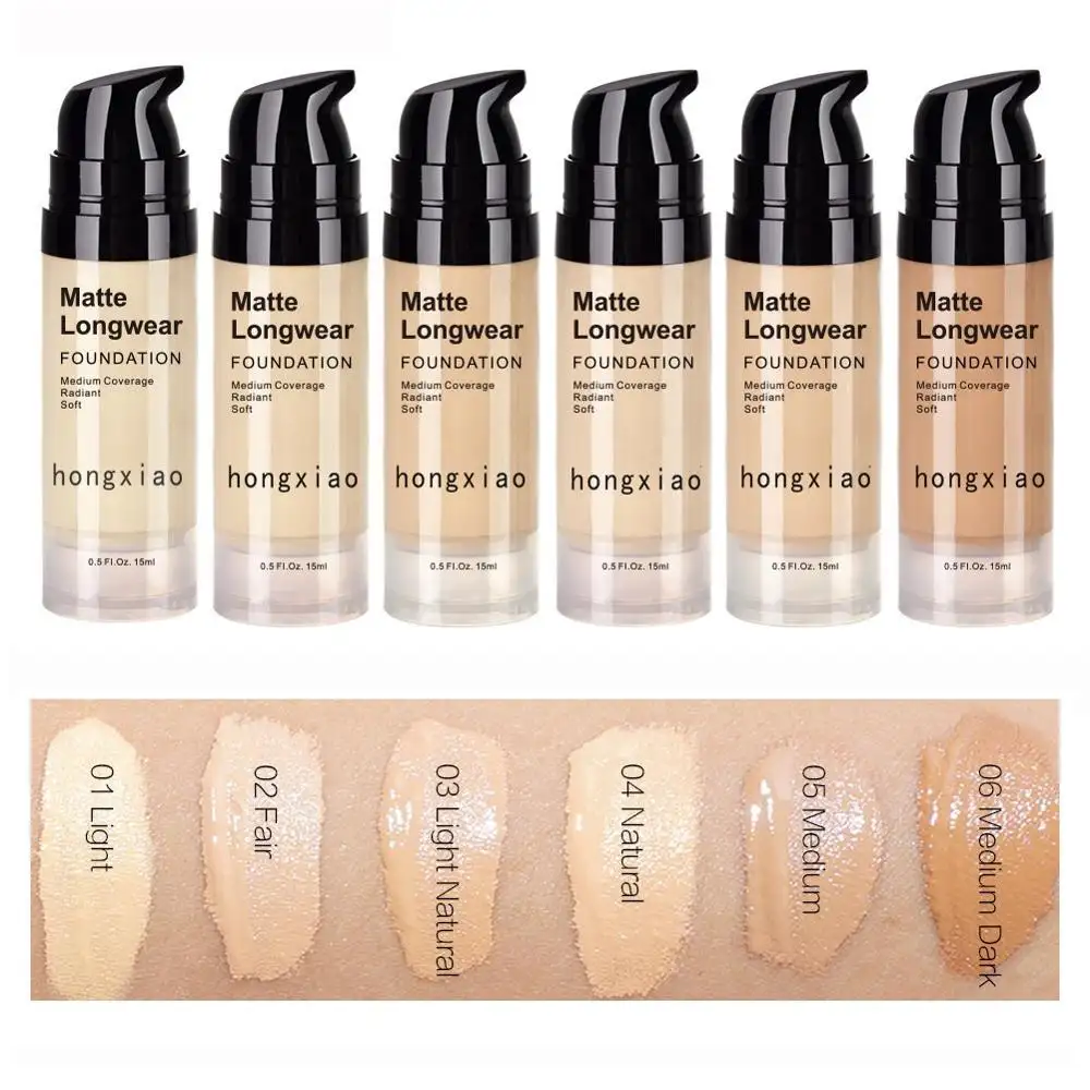 Hot Selling 6 Colors Liquid Concealer Foundation New Products Highlighter Waterproof Makeup Liquid Concealer 15ML
