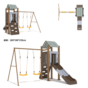 Hot Bán Toddler Trẻ Em Đu Bộ swingset Playsets Chơi Sân Chơi Ngoài Trời Thiết Bị Trượt Thiết Lập Với Đu Cho Trẻ Em Trường - Product Image 1