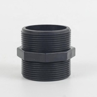 Raccords hydrauliques en PVC pour tuyaux, adaptateurs de raccords hexagonaux à filetage mâle BSP de 1/2\", 3/4\", 1\", 1-1/4\", 1-1/2\", 2\"