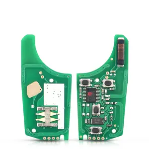 KEYYOU OPEL VAUXHALL Astra J <span class=keywords><strong>Corsa</strong></span> E Insignia Zafira C 315/433MHz ID46 Llave de Coche Plegable Modificada con Control Remoto Negro/Plateado - Product Image 3