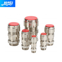 Flachkabelverschraubung Kabelhersteller Atex-zertifizierte Metall-Flüssigkeitsdichte IP66 Wasserdichte Explosionsgeschützte Metrische Kabelverschraubungen M12 Kaufen Sie es jetzt