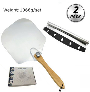 Pala <span class=keywords><strong>a</strong></span> buccia per <span class=keywords><strong>Pizza</strong></span> in alluminio resistente con manico in legno pieghevole 12x14 pollici-bucce per <span class=keywords><strong>Pizza</strong></span> perfette per uso domestico e professionale - Product Image 5