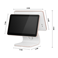 Système de caisse enregistreuse POS J1900, terminal tactile, machine POS, tablette 15,6 pouces, Android, PC tout-en-un POS