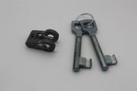 Serrures de porte à mortaise de sécurité en acier inoxydable de 72mm de haute qualité antivol clé de boîte blanche accessoire à bas prix pour portes françaises CE