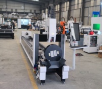 Mesin Pemotong Pipa Laser Fiber 3-Axis 1500W CNC Guangjie GJ-6012 Baru dengan Motor Servo HCFA, Harga Kompetitif, Mendukung PLT