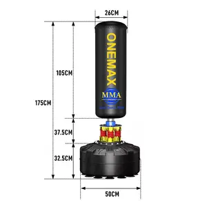 ONEMAX 프리 스탠딩 펀칭백 헤비 무에타이 킥 복싱 프로 복싱 펀칭백 싸움 샌드백 OEM 서비스