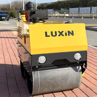 Prix d'usine 500 kg Mini Compacteur Rouleau Compresseur Routier Asphalte Double Tambour Rouleau Compresseur Routier Chantiers de Construction Mini Rouleau Compresseur Routier Diesel