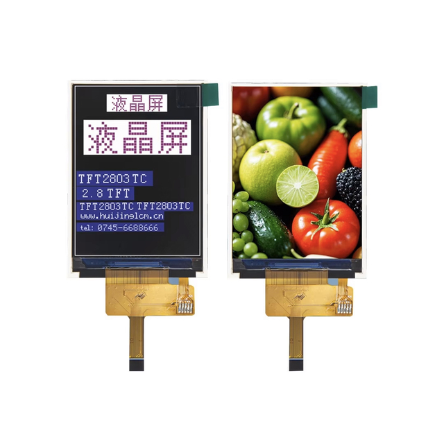 HUIJING 2.8-inch TFT Full-Color Screen 240x320 HD LCD Display SPI Interface Plug-and-Play Serial Controller (ST7789)