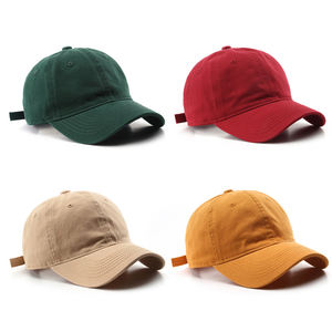 Casquette de baseball en coton de haute qualité, logo ajusté, sport pour jeunes, 6 panneaux, coton délavé, casquette de papa - Product Image 4