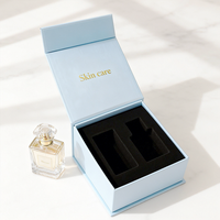 Boîte en papier d'emballage avec couvercle magnétique pour flacon de parfum ou d'huile essentielle, design luxueux, personnalisable avec logo imprimé, vide, pour cosmétiques, 30, 50, 100 ml