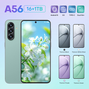 Thiết kế kiểu dáng đẹp A56 khung nhôm 7.3 ''slim 5g 16 + 1TB 8000mAh 108mp Macro 10W phí 120Hz Điện thoại thông minh Điện thoại di động 5g điện thoại thông minh - Product Image 5