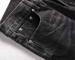 Jeans Americanos de Pierna Ancha para Hombre, Estilo Casual, Lavado Claro, Color Sólido, para Invierno, Primavera y Otoño 2026 - Product Image 4