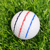 Marqueur de balle de golf miniature durable à prix d'usine, lavable, en plastique, accessoire d'entraînement de golf avec crochet triangulaire