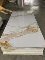 Panneaux muraux en PVC à texture de marbre directe d'usine 2.2-3mm d'épaisseur livraison en 15-20 jours pour la décoration intérieure