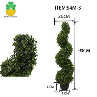 Milan Spirale Artificielle Arbre Topiaire Bonsaï Buis Plantes avec Mariage Intérieur Extérieur Décoratif pour Noël