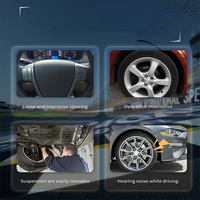 Bras de suspension inférieur avant avec rotule, biellettes de barre stabilisatrice, crémaillères intérieures et extérieures, soufflets de crémaillère, kit de direction pour Honda Civic 2016-2021