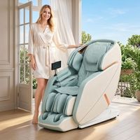 Fauteuil de massage amélioré à double mouvement 4D+3D, corps entier, zéro gravité, chemin SL, chauffage