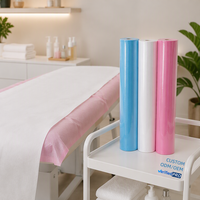 Rouleau de draps jetables non tissés imperméables et antibactériens stérilisés ETO 80x180cm pour table de massage et spa (vente en gros)