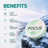 Pochettes Nootropiques Personnalisées Sans Caféine (Wintergreen) pour Énergie et Concentration avec Alpha GPC, L-Tyrosine et L-Théanine