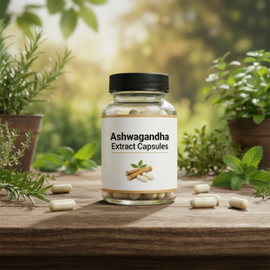 OEM/ODM KSM-66 Özü, Karabiber ve Vitamin B6/D3 İçeren Vegetaryen Kapsül Kabuklu Aşvaganda Kapsülleri - Product Image 3