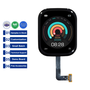 2.04 inç 368*448 QSPI AMOLED dokunmatik ekran parlaklık 600600cd kapasitif dokunmatik Panel 2 inç OLED ekran LCD modülü - Product Image 1