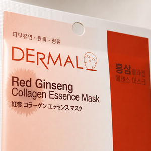 แผ่นมาส์กหน้า ดีร์มอล เรด จินเส็ง คอลลาเจน เอสเซนส์ มาส์ก 23 กรัม - Product Image 3