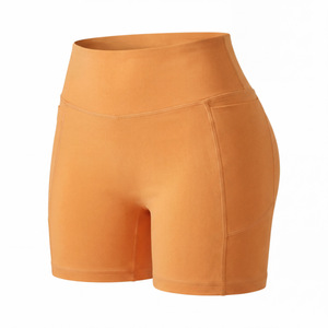 ONER Pantaloncini da Yoga a Vita Alta Modellanti e Antimacchia in Spandex/Nylon, Traspiranti e Resistenti alle Pieghe, Ideali per la Corsa - Product Image 5