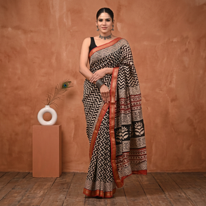 SAREE DE SEDA MAHESWARI para OCAZIONES DE BODA - Product Image 2