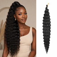 Vente en gros de perruques en fibres synthétiques avec emballage personnalisé et logo, style French Curl, cheveux à tresser, alternative aux tresses Jumbo, trame simple, toutes tailles