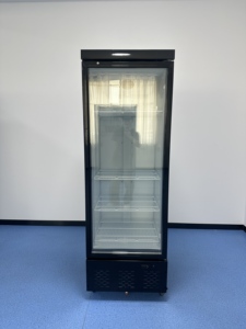 Congélateur vertical vitrine 500L à porte vitrée, refroidissement par ventilateur, pour supermarché, modèle LG-400, trois niveaux, électronique, en promotion - Product Image 4