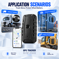 Traceur GPS rechargeable 20000 mAh avec support magnétique puissant, localisation en temps réel, alarme anti-déranglement, suivi d'actifs et de véhicules
