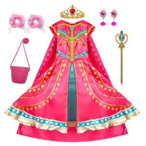 Nouvelles tenues pour enfants pour la fête d'Halloween, costume d'Aladdin, lampe magique d'Aladdin, robe de la <span class=keywords><strong>princesse</strong></span> <span class=keywords><strong>Jasmine</strong></span> - Product Image 2
