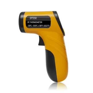 Infrared Thermometer Temperature Gun 50c ~380c Digital Laser Thermometer  Gun Ir Thermometer Temp Gun With Adjustable Emissivity & Max Min Avg Measure