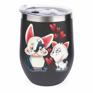 Livraison gratuite, tasse à vin personnalisée avec logo, 12 oz, double paroi, tasse à vin avec logo, acier inoxydable, tasses à café isolées, entrepôt américain - Product Image 1