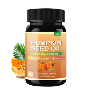 Ausreson OEM Capsules d'huile de graines de citrouille biologique au romarin, Compléments pour la prostate - Product Image 1